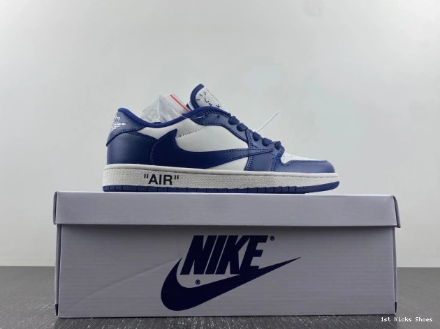 1st Kicks AIR CUSTOM TRAVIS DM7890-101 X X SCOTT OFF-WHITE 1 JORDAN 0703